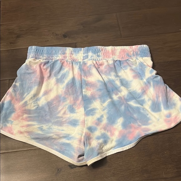 Areo women’s retro tie die shorts size XL, pink, blue white - Picture 5 of 6